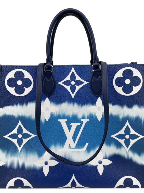 Louis Vuitton Handbags - Louis Vuitton Onthego GM Monogram Escale Canvas Shoulder Bag Blue
